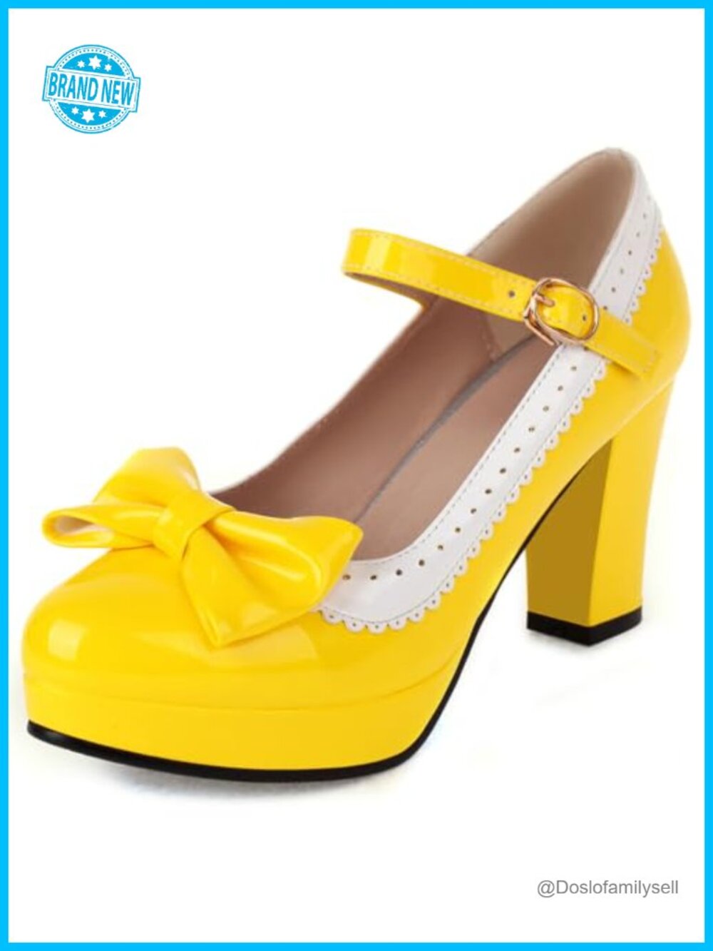 Lolita Bow Platform High Heel Mary Jane Kawaii Cosplay Pump